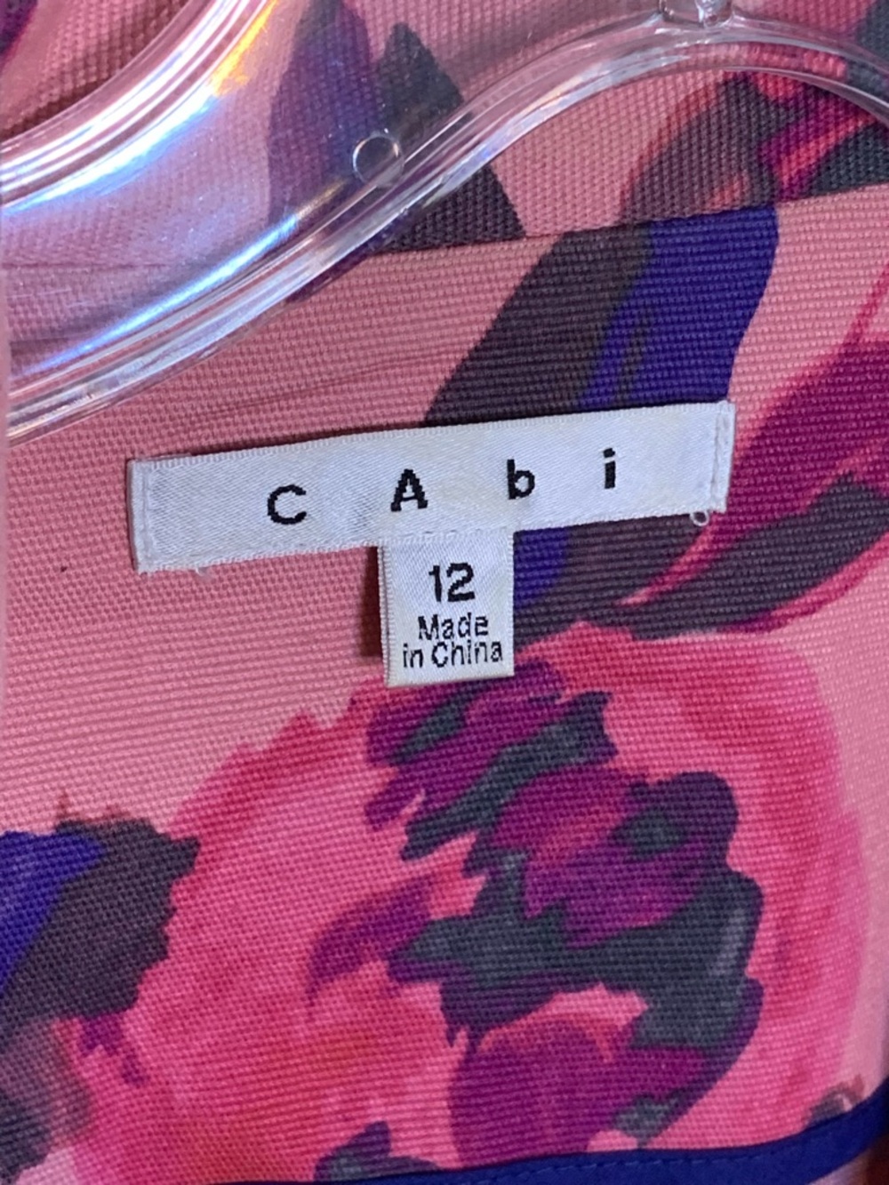 Cabi Floral Pink Blazer Jacket - Picture 3 of 7